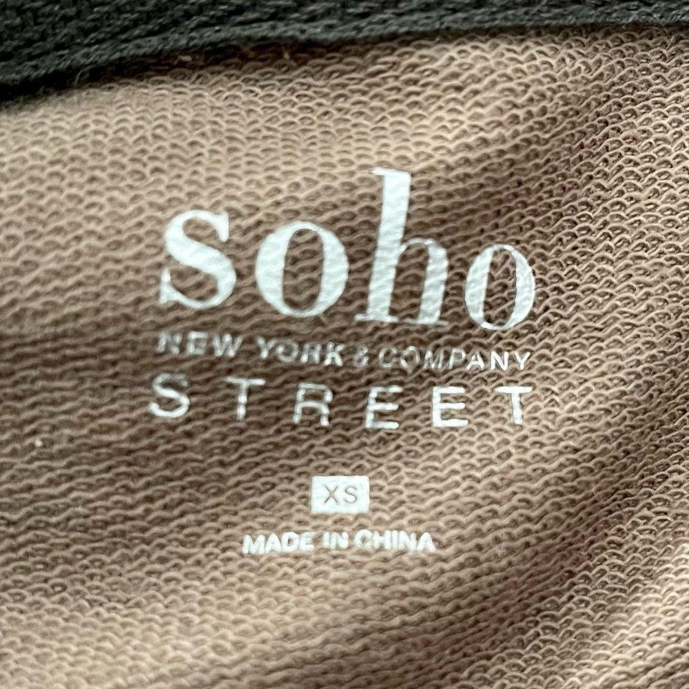 Soho NY&Co Street Camouflage Hooded Sweatshirt Dress, Women's Size XSmall - Picture 4 of 6